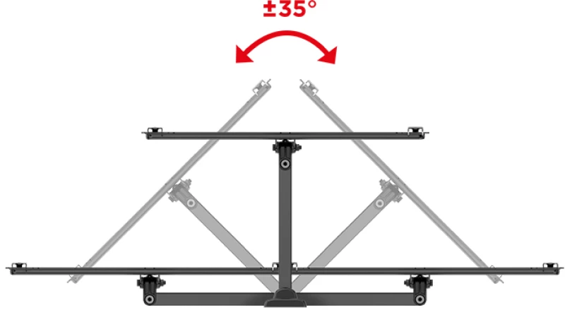 MELICONI FLATSTYLE FR400 Επιτοίχια βάση στήριξης με βραχίονα, για τηλεοράσεις LED/LCD από 40" έως 65".