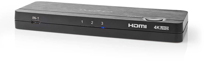 NEDIS VCON6430AT Μετατροπέας / Switch από 2x HDMI + 1x USB-C θηλ. + 2x USB- A θηλ σε 1x HDMI + 2x USB- A θηλ.