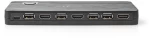 NEDIS VCON6430AT Μετατροπέας / Switch από 2x HDMI + 1x USB-C θηλ. + 2x USB- A θηλ σε 1x HDMI + 2x USB- A θηλ.