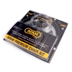 Afam Σετ Γρανάζια Αλυσίδα Honda CBF 125 09-16 R1 Gold