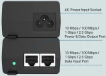 TP-LINK 2.5G PoE+ Injector TL-POE260S, IEEE 802.3af/at, Ver. 1.0