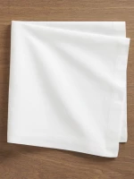 Πετσέτα φαγητού αλέκιαστη White