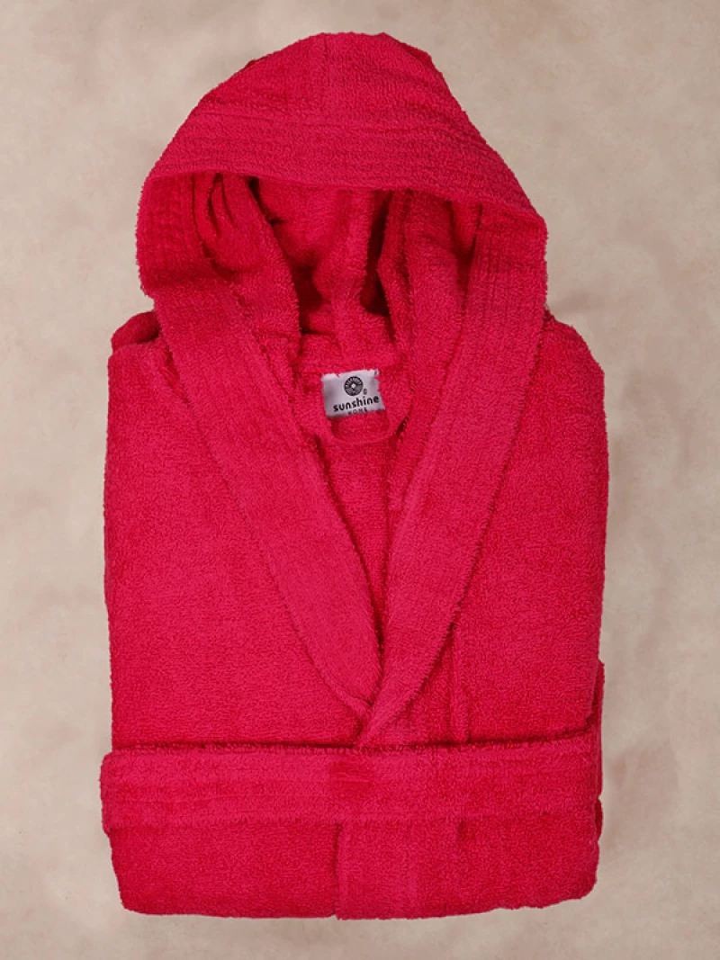 Μπουρνούζι Mini Fuxia