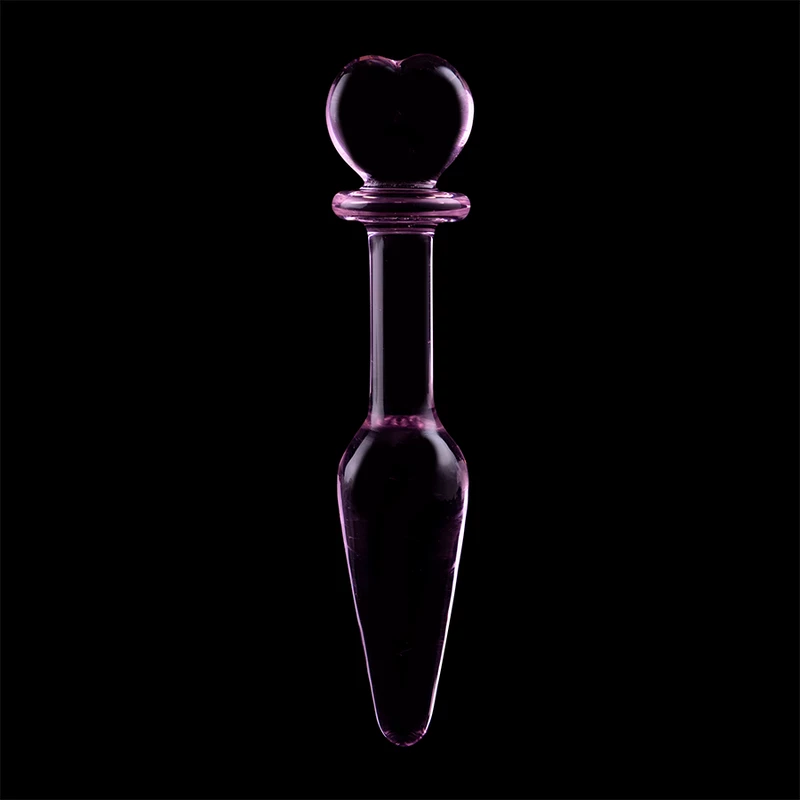 NEBULA SERIES BY IBIZA' - MODEL 7 ANAL PLUG BOROSILICATE GLASS 13.5 X 3 CM PINK