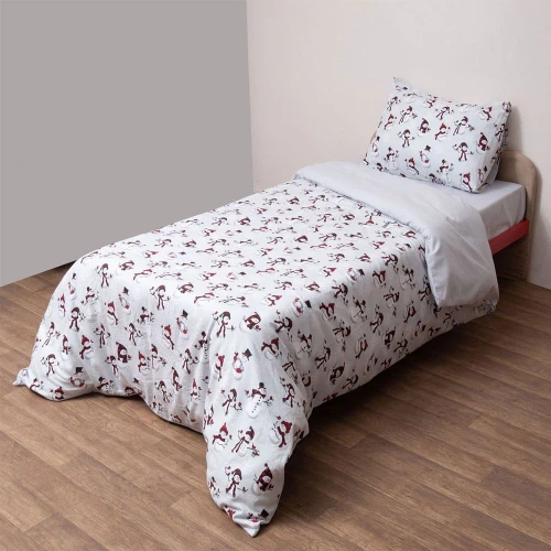 Σετ Σεντόνια Μονά με Λάστιχο 100x200+25 2642 Φανέλλα