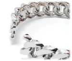 Βραχιόλι Μεταλλικό, 21cm,, Ασημί, 2012-159A | Karma Fashion