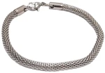Βραχιόλι Ατσάλι 304, 21cm, αλυσίδα, Ασημί, 2012-133A | Karma Fashion