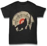 Wolf Tshirt Μαύρο