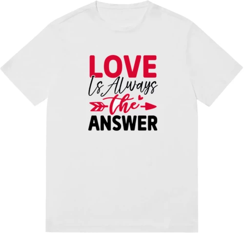 Love is the answer Λευκό
