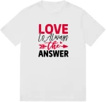 Love is the answer Λευκό