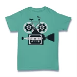 Bicycle Roll Film Tshirt Πράσινο