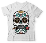 Mexican Skull Λευκό