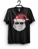 Χριστουγεννιάτικο Tshirt Santa (93485) Μαύρο