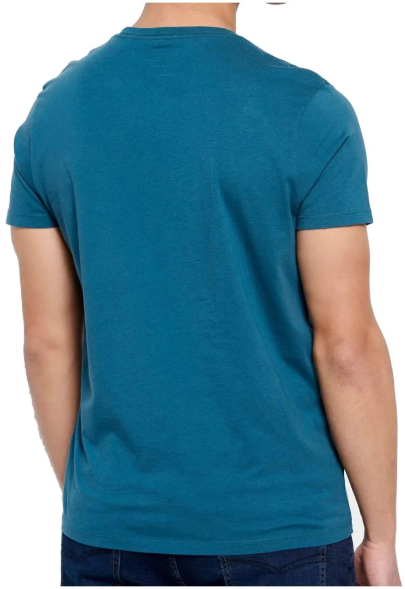 FUNKY BUDDHA Ανδρικό T-Shirt FBM007-023-04 DEEP GREEN