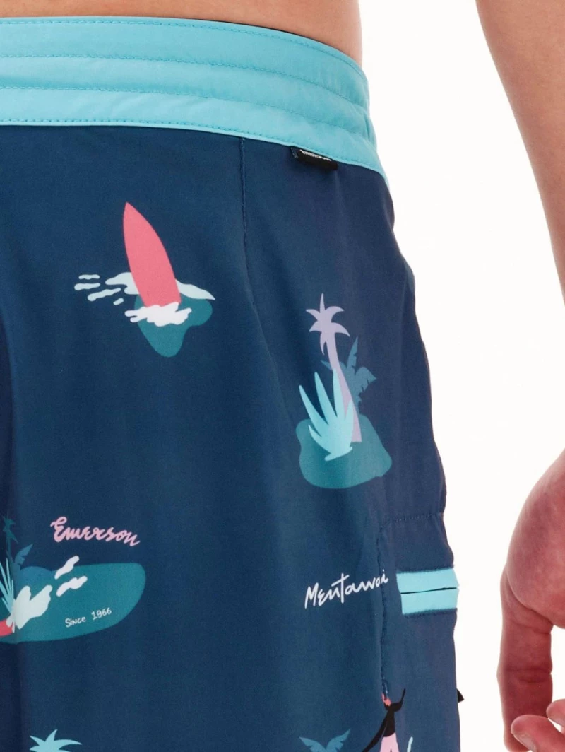EMERSON Ανδρικό μαγιό σόρτς boardshort 231.EM524.25CR PR313 BLUE