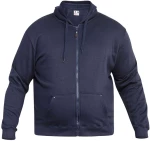 DUKE Ανδρική μπλέ navy φλίς ζακέτα φούτερ CANTOR KS1609 Navy