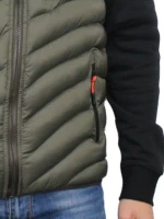 KOYOTE JEANS Ανδρικό λαδί αμάνικο καπιτονέ μπουφάν 103-287 kaki