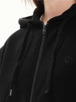 EMERSON Γυναικεία μαύρη ζακέτα φούτερ 222.EW21.93 Black ..