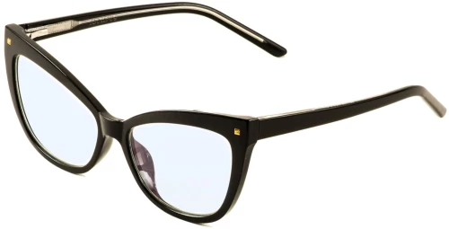 Olympus Blue Light Glasses Hestia Black Γυναικεία Γυαλιά Οθόνης Cat Eye σε Μαύρο Χρώμα & Οβάλ Φακό