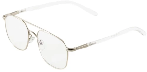 Olympus Blue Light Glasses Orion Silver Unisex Γυαλιά Οθόνης σε Χρυσό Χρώμα και Ορθογώνιο Φακό