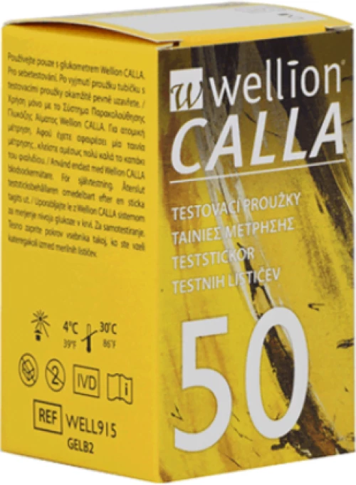 Wellion CALLA - 50 Ταινίες Μέτρησης Γλυκόζης Αίματος