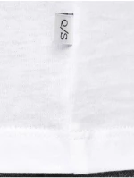 S.OLIVER Γυναικείο λευκό jersey T-shirt V 2058279-0100 White