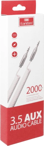 Καλώδιο ήχου, Earldom, AUX21, υποδοχή 3.5mm, M / M, 1.2m, Διαφορετικά χρώματα - 14971