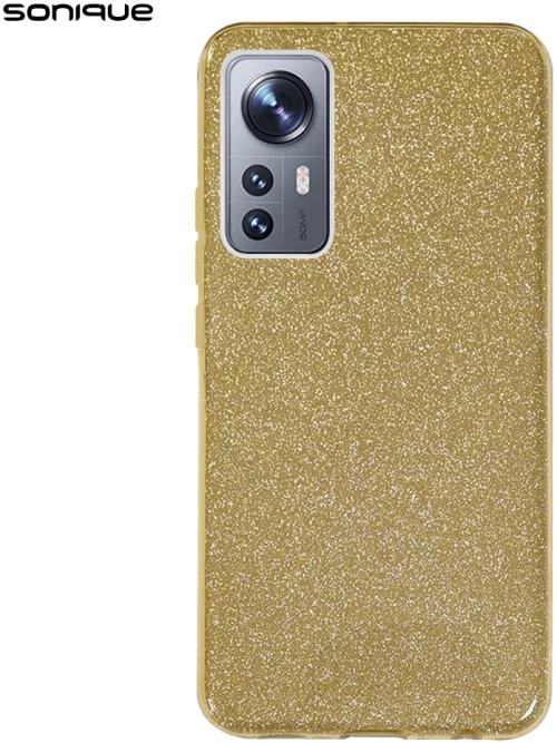 Θήκη Σιλικόνης Sonique Shiny Xiaomi Xiaomi 12 / Xiaomi 12X 5G Χρυσό - Sonique - Χρυσό - Xiaomi 12, Xiaomi 12X 5G