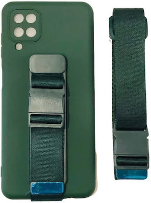 Hurtel Rope Air Bag Back Cover Σιλικόνης Dark Green (Galaxy A12)
