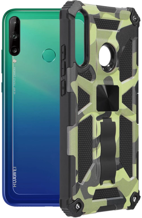 Techsuit - Blazor Series - Huawei P40 lite E / Y7p - Camo Lime