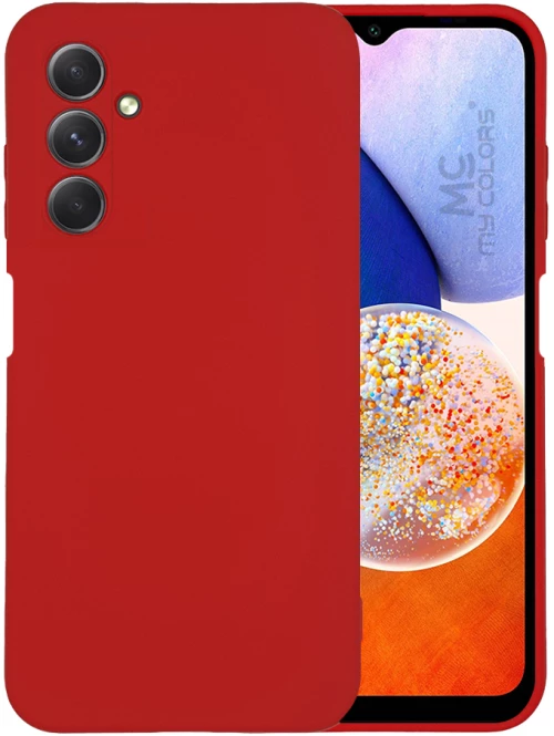 Θήκη Σιλικόνης My Colors Samsung Galaxy A14 4G / Galaxy A14 5G Κόκκινο - My Colors - Κόκκινο - Galaxy A14 4G, Galaxy A14 5G