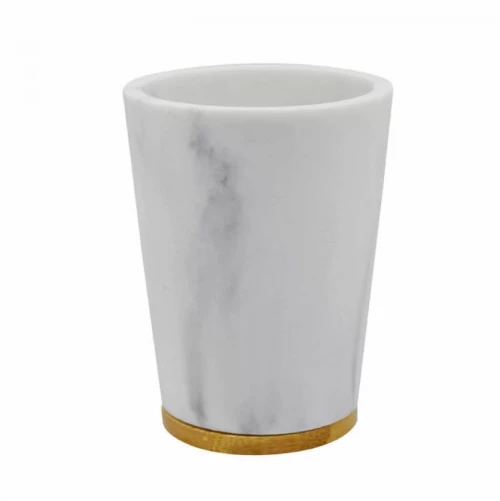 ΠΟΤΗΡΙ ΜΠΑΝΙΟΥ ΠΟΛΥΕΣΤΕΡΙΚΟ ΑΣΠΡΟ ΜΑΡΜΑΡΟ