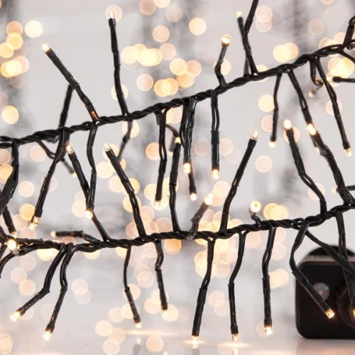 CLUSTER,1152 LED 3MM,31V,ΜΕΤΑΣΧΗΜ/ΣΤΗ ΜΕ ΜΝΗΜΗ,8 ΠΡΟΓΡΑΜΜΑΤΑ,ΠΡΟΕΚΤΑΣΗ ΠΑΡΟΧΗΣ300CM,ΠΡΑΣΙΝΟ ΚΑΛΩΔΙΟ,ΘΕΡΜΟ ΛΕΥΚΟ LED,ΑΝΑ1,6CM,ΙΡ44 600-11341