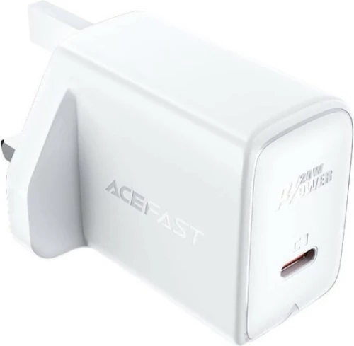 Acefast Φορτιστής Ταξιδίου Acefast A4 Fast Charging USB-C PD20W Λευκός 39904 6974316280101