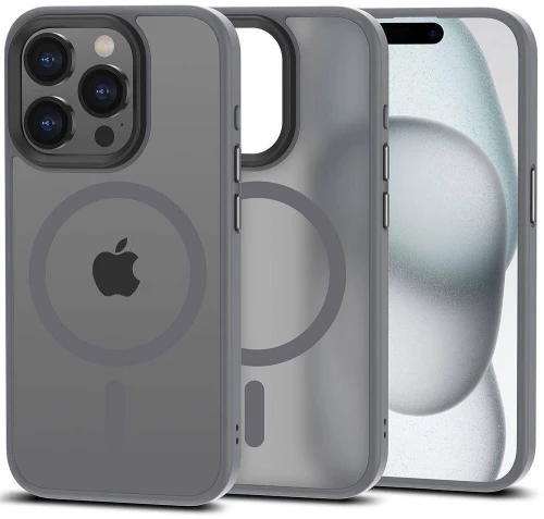 Case APPLE IPHONE 15 PRO Tech-Protect Magmat MagSafe Titanium