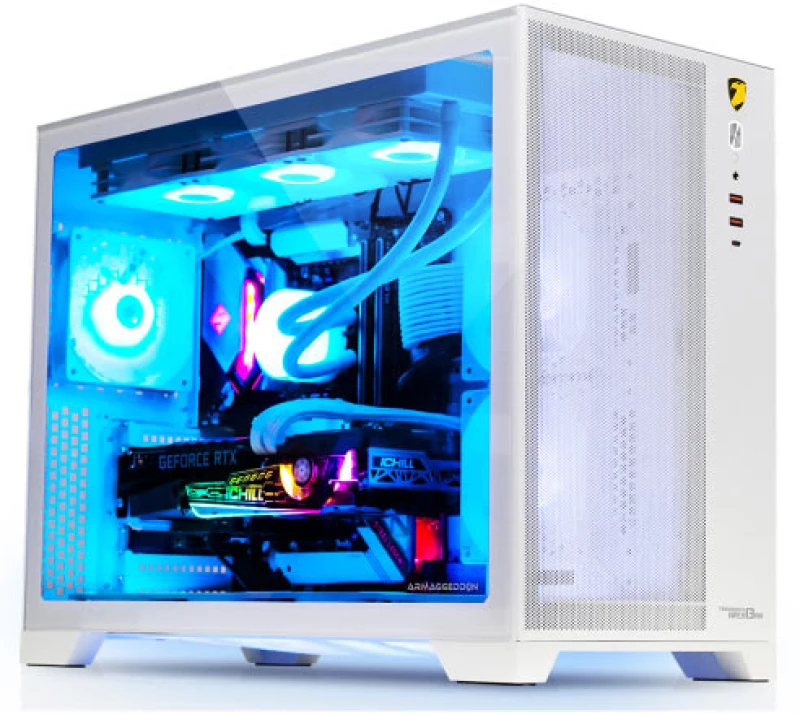 ARMAGGEDDON GAMING PC CASE TEARAXX APEX 13 AIR WHITE