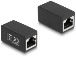 DELOCK σύνδεσμος RJ45 88003, θηλυκό σε θηλυκό, Cat.6, μαύρος