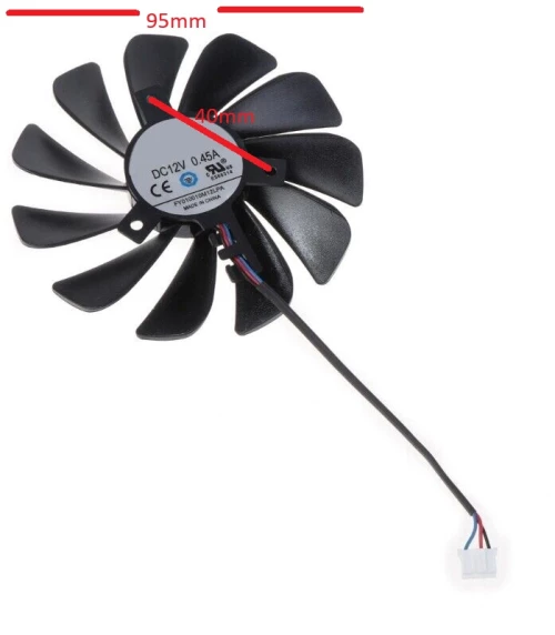 Ανεμιστηράκι GPU - 87mm/95mm FDC10U12S9-C 4Pin 12V VGA Fan Graphics Card Cooling Fan for XFX Radeon ( Κωδ. 81065 )