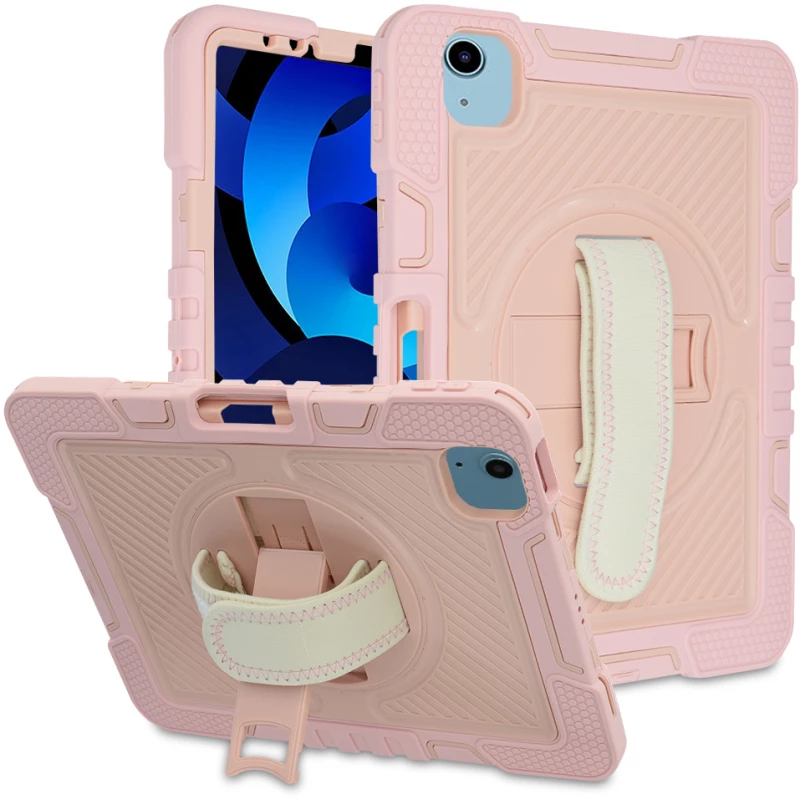 Techsuit - StripeShell 360 - iPad Air 4 / 5 (2020/2022) / iPad Pro 11 (2018 / 2020 / 2021 / 2022) - Pink