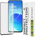 Techsuit - 111D Full Cover / Full Glue Glass - Oppo Reno6 5G (Mediatek) - Black
