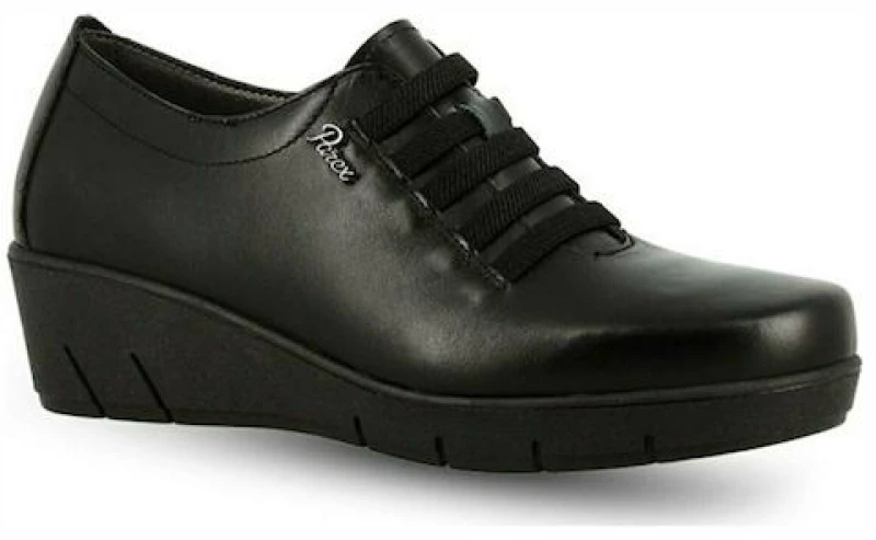 Parex Δερμάτινα Ανατομικά Γυναικεία Slip-On Μαύρα 10720002.B BLACK