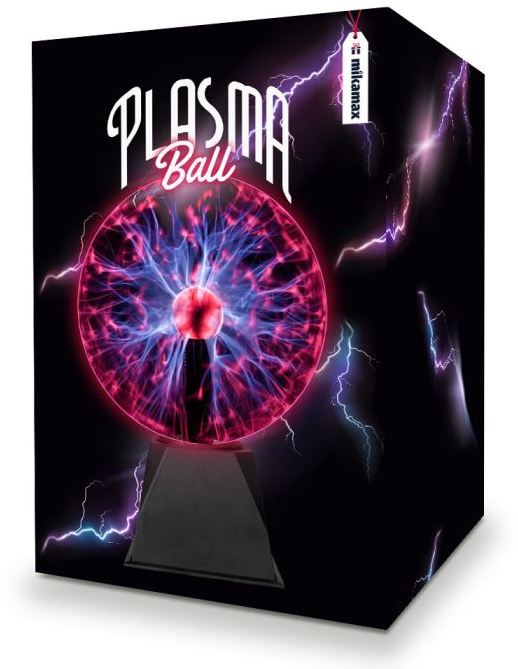 Mikamax® Διακοσμητικό Φωτιστικό Plasma Ball 20cm