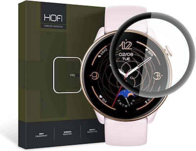 Hofi® Hybrid Pro+ Full Face Tempered Glass για Amazfit GTR Mini- Black