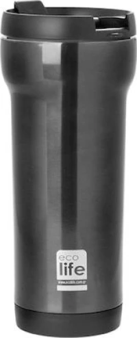 Ecolife® Coffee Cup Ποτήρι Θερμός 420ml- Black