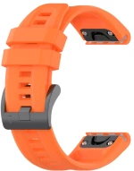 Λουράκι Σιλικόνης Silicone Strap Για Garmin Fenix 5/6/7 Plus (22mm) - Πορτοκαλί (Series 7 Look) OEM