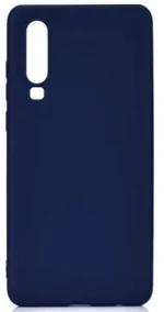 Κομψή Ενισχυμένη Θήκη Σιλικόνης για Huawei P30 ΟΕΜ- Μπλε