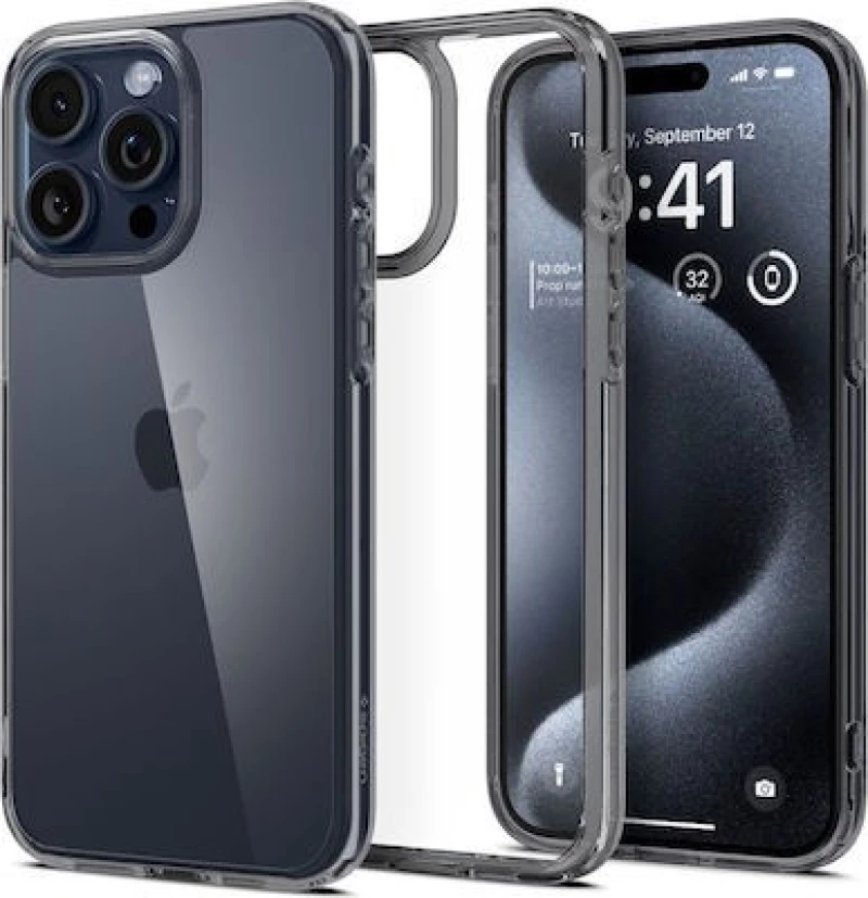Spigen® Ultra Hybrid Back Cover Προστατευική Θήκη για iPhone 15 Pro- Space Crystal (ACS07213)