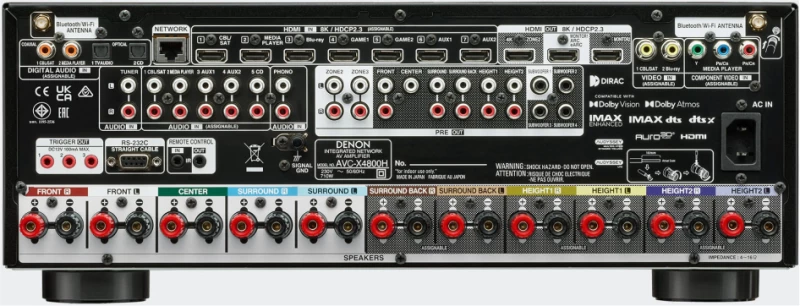 Denon AVC-X4800H Black