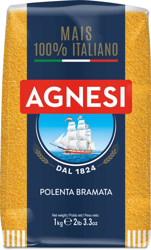 Καλαμποκάλευρο Agnesi Polenta Bramata 1kg