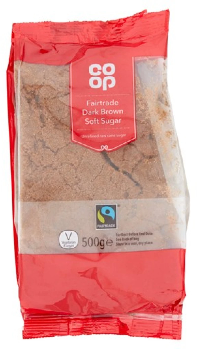 Ζάχαρη Μαύρη Co-op Fairtrade Dark Brown Soft Cane Sugar 500g